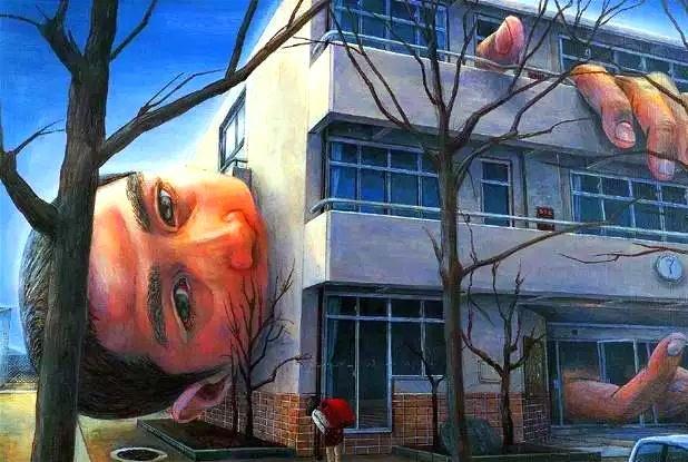 他画完这组画，就撞火车自杀了，留下300幅画，网友却捂脸不敢看