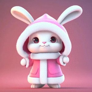 ​超萌超可爱的小兔子头像来袭