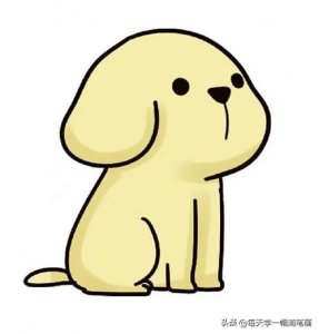 ​小狗怎么画一步一步教可爱小狗简笔画的画法步骤图解